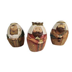 Roman Inc Holy Family Kings Shepherd Christmas Nativity Nesting Dolls 9 pc 2014
